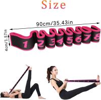 Piezas Banda Elástica de Yoga, Banda elástica de Ejercicio, Bandas Latinas de Resistencia, Banda de Ejercicio Ajustable - details 1