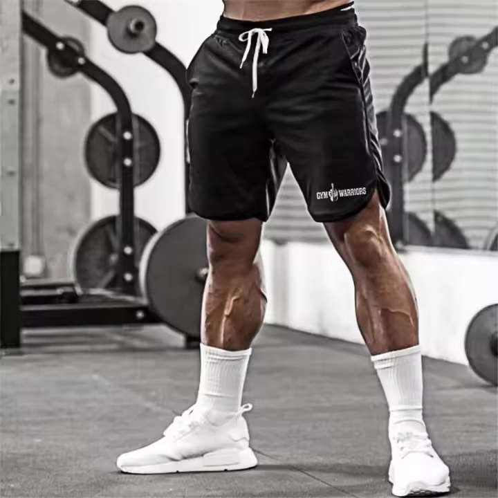 Pantalones Deportivos de Secado Rápido y Transpirables Shorts de Entrenamiento Fitness para Hombres - 1