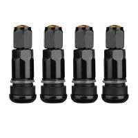 4pcs Tapones De Válvula De Neumáticos Universal Metálicos Para Coche Y Motocicleta Aleación De Aluminio Tapones De Válvula De Goma Para Ruedas Sin Cubierta - details 3