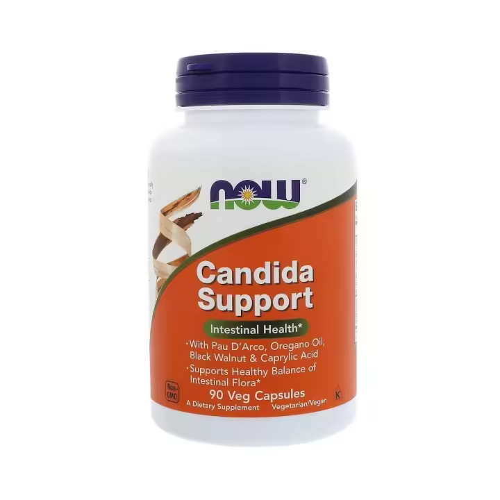 Apoyo de cándida, cápsulas vegetales de Now Foods - 1