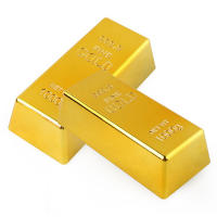 Peso De Papel De Oro Falso Barra De Plástico Decoración Para El Hogar Simulación De Cobre Y Plata Sin Valor Monetario - details 3