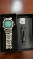 Reloj De Pulsera Para Hombre PAAZOMU Lujo Resistente Al Agua Con Luminosidad Cronógrafo Acero Inoxidable Cuarzo Reloj Hombre - details 0
