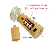 Cinta De Luces LED Para Botella De Vino 5pcs Decoración De Navidad Guirnalda De Luces Faeiries Cable De Cobre Para Fiesta - details 6