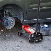 Arebos Gato hidráulico 3T con pedal, 2 caballetes, capacidad de carga de 3 toneladas, gato hidráulico para taller y aficiones - details 6