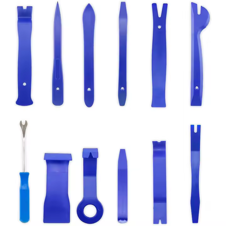 Kits de herramientas de instalación de radio de coche con ajuste automático de 12 piezas, kit de extracción - 1