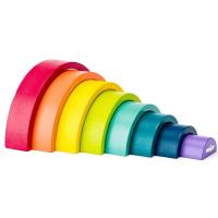 Juego de Equilibrio de Bloques Arcoiris de Madera - Aprendizaje de Colores - Desarrollo Infantil - Juguetes Sostenibles - Woody - details 2
