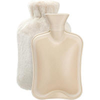 Calentador De Mano Suave Para Invierno Bolso De Agua Caliente De Peluche Grande Reutilizable 2000/1000ml Almohadilla Calefactora Para Hombro - details 3