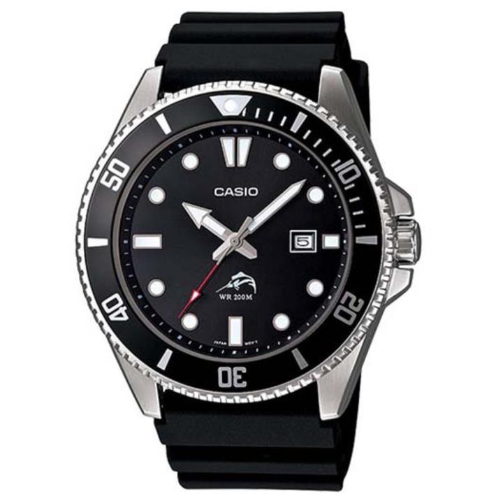 Reloj Hombre Buceo Casio Marlin MDV-106-1A 44mm Negro Resistente Al Agua