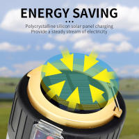 Luz De Emergencia Recargable USB Solar Para Camping Exterior Luz Remotamente Controlada Impermeable Con Batería Incluida - details 5