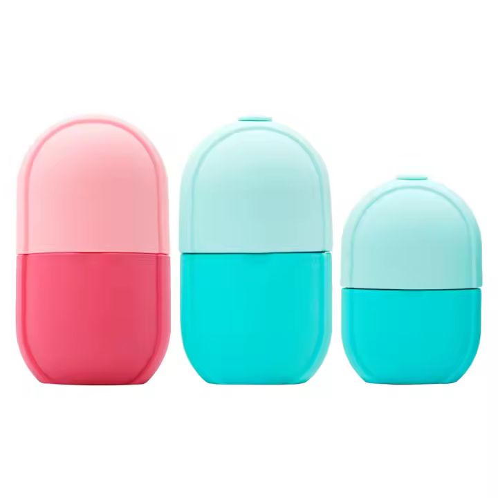 Molde de hielo de silicona para el cuidado de la piel facial, herramienta de elevación, contorno de belleza, masajeador de ojos para acné, cuidado de bola rodante - 1