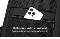 Mochila De Negocios FENRUIEN Para Hombres Con Carga USB Impermeable 35L Multibolsillos Para Viajes Y Computadora - details 14