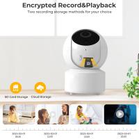 Cámara De Seguridad Interior ABUNTU 4MP Mini WiFi Con Vigilancia De Mascotas Y Bebés Detección Humana IP66 Para Hogar Y Protección - details 4