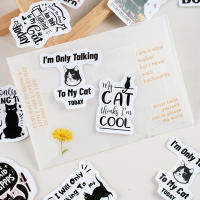 46pcs Pegatinas Creativas De Gatos Lindos Y Vivos Para Estudiantes DIY Skateboard Helmet Tazas Laptops Scrapbooks - details 4