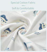 Envoltura De Bebé Muslin Insular Con Gorro Conjunto De Ropa De Cuna Para Recién Nacidos Saco De Dormir Envolvente Unisex - details 4
