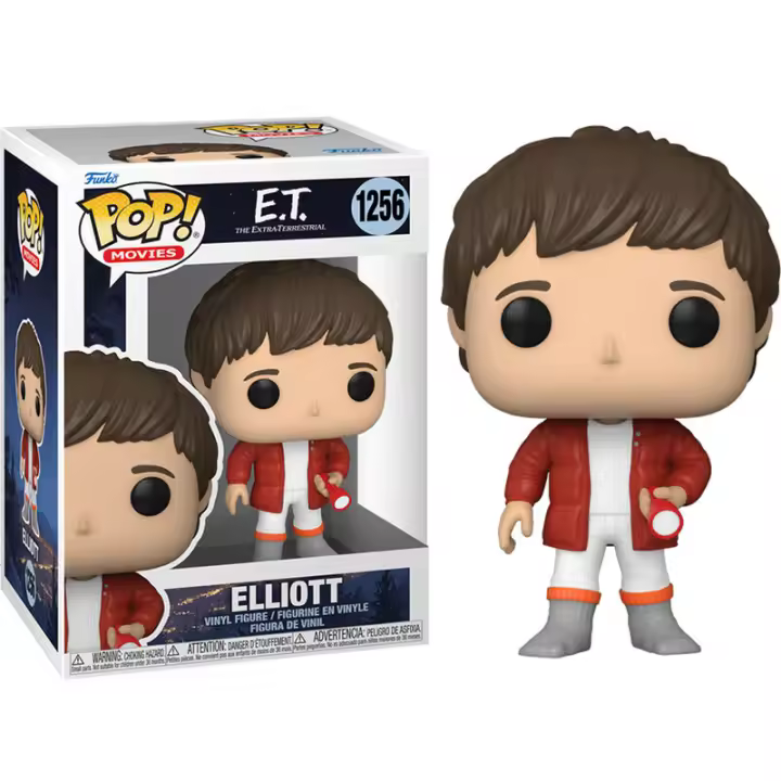 Figura Pop Elliott E.T. The Extra-Terrestrial-Figura de Vinilo Coleccionable - Idea de Regalo- Mercancia Oficial - Juguetes para Niños y Adultos - Movies Fans - Muñeco para Coleccionistas y Exposición - 1
