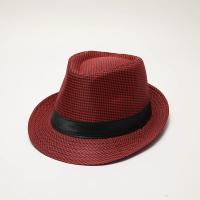 Sombrero Houndstooth Británico Para Hombres Y Mujeres Casual Estilo De Jazz Para Escenario Y Fiestas Material Poliéster - details 4