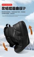 Botas De Invierno Para Niños Y Niñas Con Lining De Peluche Impermeables Y De Talla Ancha Para Actividades Al Aire Libre Resistentes Al Frío Con Cierre De Correas Y Punta Redonda - details 12