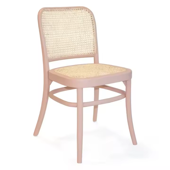 Silla de Comedor LÚZETE - Hannah Madera de Olmo Rosa - 1