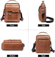 Bolso para Hombre, Bolso Bandolera para Hombre, Bolso de Viaje de Trabajo Deportivo(24*6*20cm) - details 0