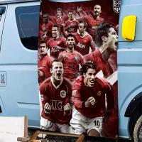Toalla De Playa De Microfibra M-Manchester U-United F Absorbente Secado Rápido Suave Para Yoga Natación Vacaciones Montañismo - details 3