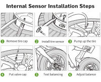 Sistema De Monitoreo De Presión De Neumáticos Para Coche Deelife TPMS Solar Control De Presión De Neumáticos Con Sensor Reemplazable Función De Medición De Temperatura Y Humedad En El Coche - details 17