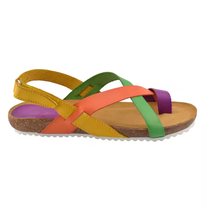 Sandalias Bio de Piel multicolor by Blusandal Piel Piel Bio de Piel - 1