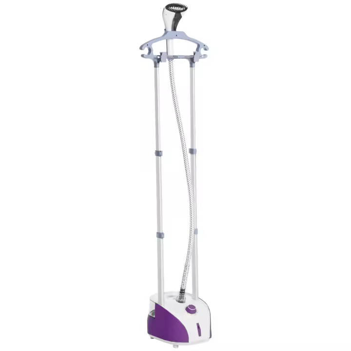 HOMCOM Centro de Planchado Vertical de Doble Barra Depósito 2L tipo Plancha de Vapor 1950W Salida de Vapor 30g/min y Temperatura Ajustable a 11 Niveles - 1