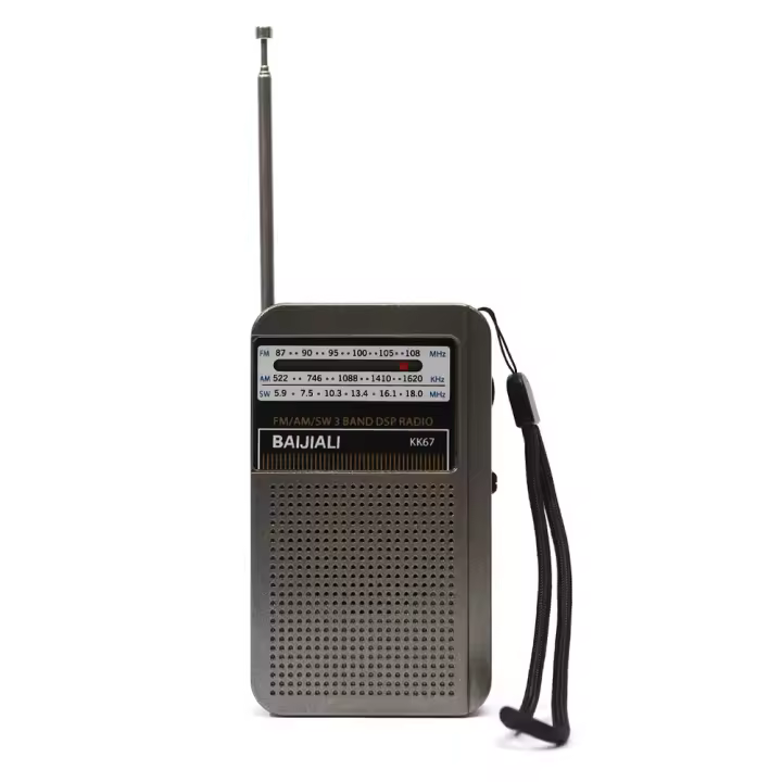 Mini portátil Mini Radio FM Am transistores con excelente señal de bolsillo por Pilas AA (no incluidas) - 1