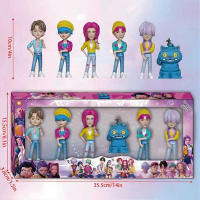 Set de 6 figuras de acción K-POP Demon Hunter — Muñecos Saja, Rumi, Mira y Zoey — Juguete para niños y fans — Regalo de cumpleaños - details 1