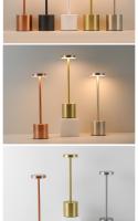Lámpara De Mesa Recargable LED Sin Cable 3 Colores Regulación Sin Fin Portátil Luz De Mesa Para Decoración De Comedor Y Dormitorio - details 6