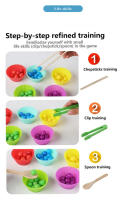 Juguetes Educativos Montessori Para Niños Prueba De Colores Con Test Tube Y Cuentas De Bricolaje Para El Desarrollo Cognitivo Y La Coordinación Ocular-Mano - details 9