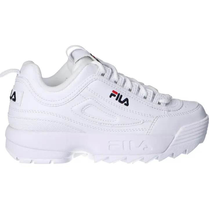 Fila women's and girls and boys' sneakers 1010567   1fg kd white disruptor - 1