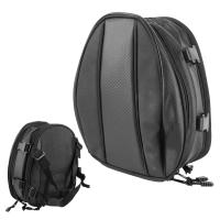 Bolsa De Sillín Para Motocicleta Impermeable De Alta Capacidad Con Cubierta De Lluvia Bolsa De Equipaje Para Casco De Tela Oxford VBESTLIFE - details 2