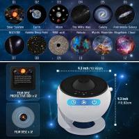 Proyector De Galaxia 12 En 1 Planetario Luz Nocturna Estelar Realista Sistema Solar Luna Decoración De Techo Para Niños Y Adultos - details 4