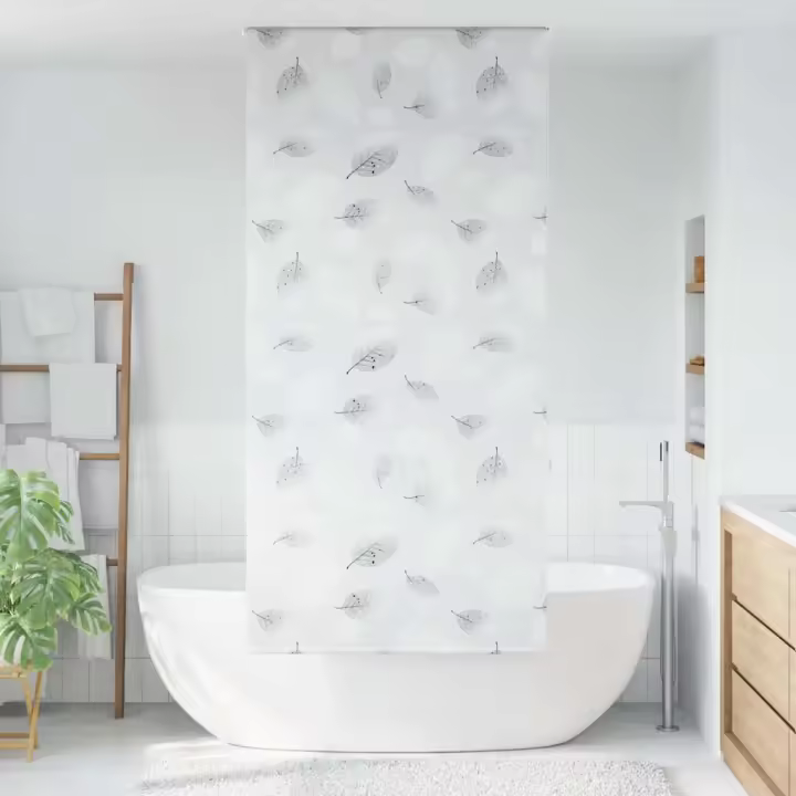Estor enrollable para ducha tela 90x240 cm ancho 86 cm - 1