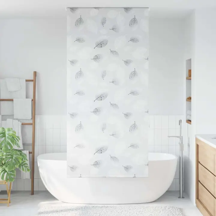 Estor enrollable para ducha tela 90x240 cm ancho 86 cm - 1