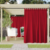 Cortina Exterior Impermeable Y Resistente Al Viento Para Terraza Protección Solar Y Privacidad Instalación En Techo Moderno 100% Poliéster - details 12