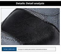 Botas De Motocicleta Ultrafinas Transpirables Antideslizantes Para Ciclismo Y Turismo Con Protección De Tornillo Material De Cuero Y Spandex - details 1