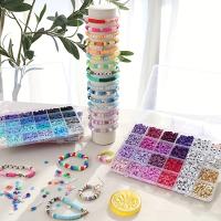 Kit De Hacer Pulseras De Arcilla Polimérica 2400PCS Con Varias Combinaciones Y Hebilla De Concha Y Cierre De Langosta - details 8