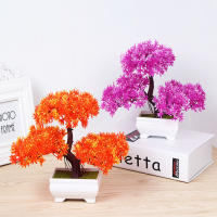 Arbusto Artificial De Bonsái Pequeño Con Flores Ornamento De Maceta Planta Falsa Para Decoración De Habitaciones Hoteles Y Salones Jardín - details 5