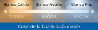 LED ATOMANT Plafón LED redondo de superficie 170 mm, 12W, CCT (selector de color: blanco cálido 3000K, neutro 4500K, frío 6500K), 1100 lúmenes, driver incluido, ideal para hogar, oficinas, cocinas, luz eficiente y ajustable, fácil instalación - details 1