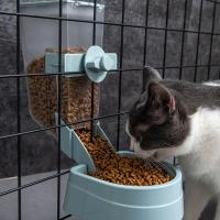 Comedero de Agua para Conejos, dispensador de Agua Colgante para jaula de mascotas, Cuenco para botella de Agua Automático para Colgar animales Pequeños para Gato Conejo (Azul) Fuente de Agua para Gatos y dispensador de Agua - details 2