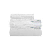 Manterol - Juego de sábanas de invierno coralina dibujo a rayas con gramaje de 220gr/m². Tejido muy cálido, suave y mullido para un descanso reparador en invierno. - details 0