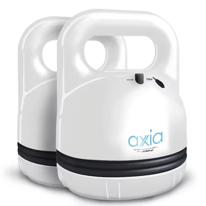Tecnovita Mancuernas Vibratorias Axia Vibro Kettlebell YV01 - Entrenamiento Completo y Sofisticado - 1