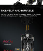 Bezior xf200 Bicicleta Eléctrica 20 "15ah 40 km/h 130km Potencia Asistencia kilometría brake hidráulico Bicicleta de Grasa Bicicleta Eléctrica - details 21