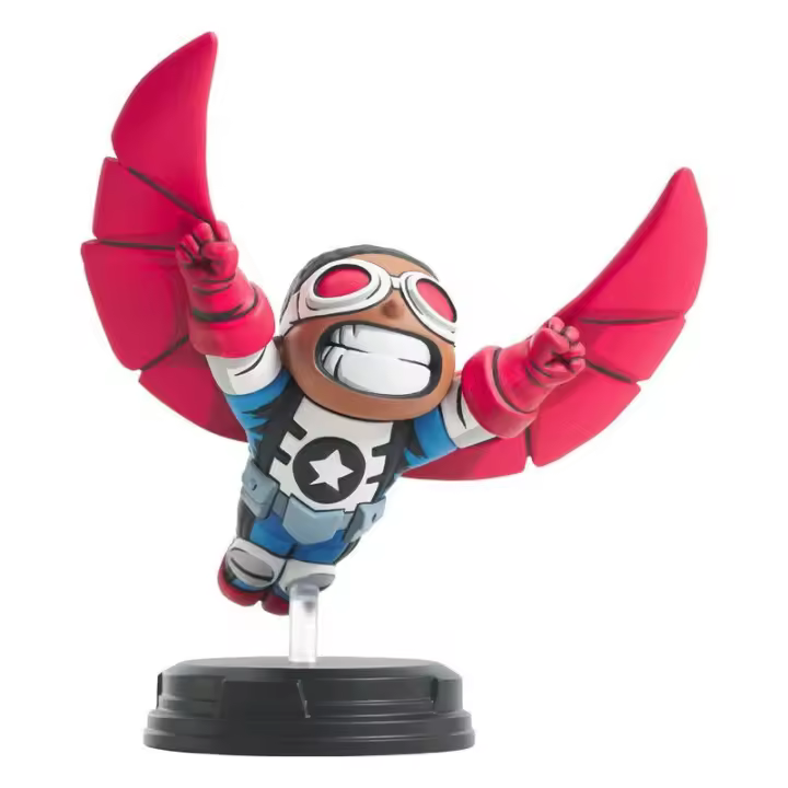 Figura Falcon Los Vengadores Avengers Marvel Animated 13cmFigura  Coleccionable - Idea de Regalo- Mercancia Oficial - Juguetes para Niños y Adultos - Movies Fans - Muñeco para Coleccionistas y Exposición - 1