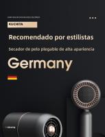 2400W plegable-Tecnología Iónica 5 niveles with Control Térmico Inteligente,Motor DC Silencioso 52dB y Manguito Cerámico Anti-Frizz - details 0