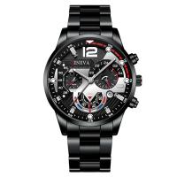 Reloj De Cuarzo Para Hombre GENEVA Creativo Con Seis Pines En Aleación De Acero Cadena De Reloj De Lujo Casual Fashion - details 11