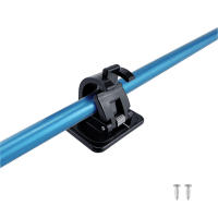 Juego de 4 Ganchos para Barra de Cortina autoadhesivos, sin tallar, Barra de Cortina pegada, soporte para Barra de Cortina sin tallar, Cortinas o toalleros, Barra de Cortina - details 0
