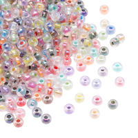 Acerca De 300 Piezas De Perlas De Arroz De Vidrio De Alta Calidad Hechas a Mano Perlas Coloreadas Fantasma Perlas De Núcleo Teñido Perlas Sueltas Para DIY - details 5